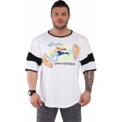 Resim Big Sam Geniş Kesim Pamuklu Spor T-Shirt Big Sam 