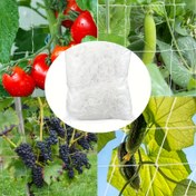 Resim Sağlam Bahçe Bitki Destek Ağı - Domates, Salatalık ve Tırmanan Bitkiler için Beyaz Dış Mekan Ağ Filesi - Sağlam Nefes Alabilir Mesh ile Stabilite, Hava Akışı ve Sağlıklı Büyüme - Bahçe, Balkon, Saksı Yetiştiriciliği Malzemeleri, Sebze Koruma Ağı 