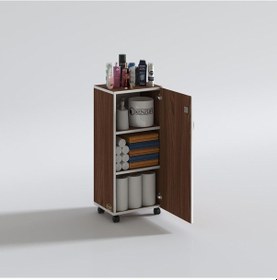 Resim Kenzlife mutfak dolabı zehra 088*030*032 cvz kilitli tekerlekli banyo evrak ofis kitaplık ayakkabılık kiler 