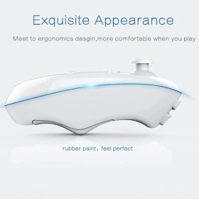 Resim Tialating Siyah-Kablosuz Vr Uzaktan Kumanda Bluetooth Gamepad Vrbox Joystick Için Vr 3D Gözlük Telefon Gamepad Akıllı Telefon (Yurt Dışından) 