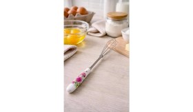 Resim Kitchen Pembelia Porselen Saplı Metal Mini Çırpıcı 19 cm 