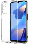 Resim HappyCase Oppo A55 Kılıf Lüx Şeffaf Silikon 