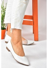 Resim Beyaz Günlük Kadın Babet P726143009 Beyaz 