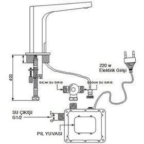 Resim Newarc Aqua Fotoselli Lavabo Bataryası 517523 Diğer 