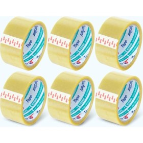 Resim Peri Store 45 mm x 40 mt Şeffaf Koli Bandı Akrilik 6 Adet 