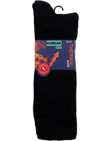 Resim Kordak 6'lı Siyah Askeri Termal Çorap Siyah 