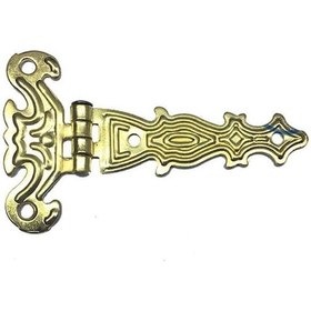 Resim Dekoratif, Sac Tek Kuyruklu Menteşe - 40x68 Mm, Küçük, Sarı, 100 Adet 1 Adet 