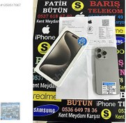 Resim Apple iPhone 15 Pro Max İkinci El TR | 256 GB | Natürel Titanyum İkinci El İPHONE 15 PRO MAX HATASIZ 256 GB 6 AY GARANTİ BARIŞ TELEKOM