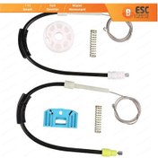 Resim Mercedes S Class W140 1992-1999 İçin Arka Sağ Cam Kriko Tamir Set 