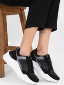 Resim Nine West Siyah - Bosa 1pr Kadın Sneaker 