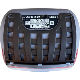 Resim Wogen 52 Litre Arka Çanta Topcase Nardo Gri Basic 