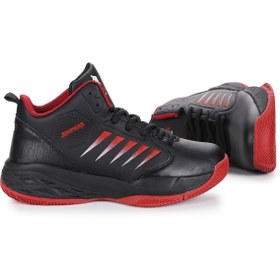 Resim Jump 27800 Siyah Kırmızı Ortopedik Günlük Erkek Spor Ayakkabı 