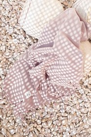 Resim Stone Taşlama Yıkamalı Gofre Peştemal Gül Kurusu - Gül Kurusu / 85X160 