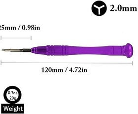 Resim Nintendo Switch Wii, Y Form Tri-Point Y0 Tri Wing Tornavida, Nintendo Switch, Wii, NDS, NDSL, DS Lite, GBA, Gameboy Advance, MacBook Pro için 
