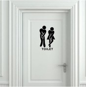 Resim hediyenebak Toilet Banyo Wc Kapı Sticker Araç, Araba, Oto, Motorsiklet, Kask, Laptop, Cam Sticker 14,5x22,5 cm 