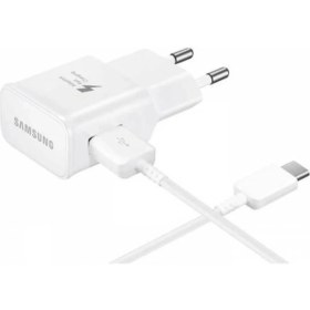 Resim Samsung Tam Orjinal Micro USB Hızlı Şarj Aleti Beyaz EP-TA20EWEUGTR 