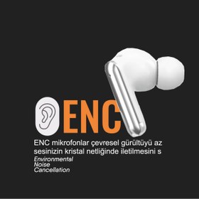 Resim Lucatech iPhone 15 Pro / 15 Pro Max / 16 Pro / 16 Pro Max uyumlu Neptün Bluetooth Kulaklık 