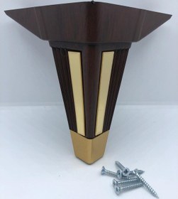 Resim Karakoçaksesuar Söğüt,15 Cm Plastik Ceviz Koltuk,Baza,Mobilya Ayağı ( 4 Adet ) 