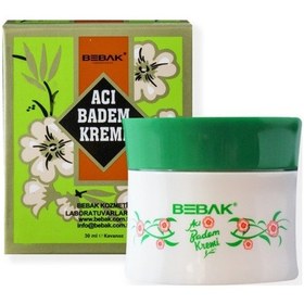Resim Bebak Acı Badem Kremi Kavanoz 30 ML 