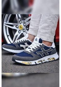Resim Mc Jamper 2444 Erkek Klasik Sneaker Lacivert - Gri Lacivert - Gri 