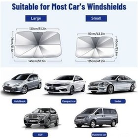 Resim Zcjb Yansıtıcı Uv Şemsiyesi Katlanabilir Uzun Ömürlü Yorgunluk Direnci Kararlı Ve Uyumlu Yabancı Ürünler 88873 