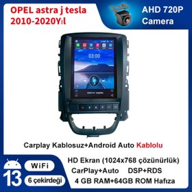 Resim Conico OPEL Astra j Tesla 2010-2020Yıl 4GB Ram 64GB Rom Hafıza Multimedya Kablosuz Carplay Navigasyon 