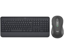Resim Signature K650 + M650 L Büyük Boy Kablosuz Siyah Klavye ve Mouse Seti Logitech