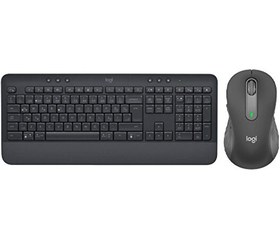 Resim Signature K650 + M650 L Büyük Boy Kablosuz Siyah Klavye ve Mouse Seti 
