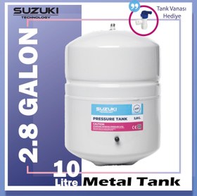 Resim Sulook Tüm Su Arıtma Cihazlarına Uyumlu 2,8 Galon (10 Lt) Metal Tank 