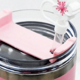 Resim 1 Adet Silikon Yeniden Kullanılabilir Pipet Kapağı, 10mm (0.4 inç), Toz Geçirmez, 30/40 Ons Bardaklarla Uyumlu, 10mm Pipet, Karışık Renkler, Kızlar İçin, Doğum Günü, Cadılar Bayramı, Noel, Şükran Günü Hediyesi 