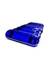 Resim Ahmet Otomotiv 10 Adet Tombul Parmak Led Mavi 12v-24v 