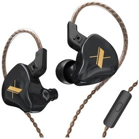 Resim Kz EDX Stereo Sahne Sesi Gürültü Engelleme Ağır Bas Mikrofonlu Kulak İçi Kulaklık 
