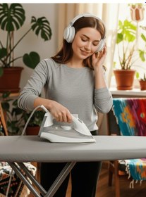 Resim Beylini Ütü Masası Kılıfı Lastikli Keçeli Yanmaz Ütü Masası Örtüsü Bezi Gri 50x150 Cm Gri 