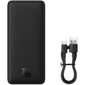 Resim Baseus Ultra I?nce 20w 10000mah Süper Hızlı Taşınabilir Powerbank, Type C Kablolu Çip Korumalı Hafif 