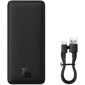 Resim Baseus Ultra I?nce 20w 10000mah Süper Hızlı Taşınabilir Powerbank, Type C Kablolu Çip Korumalı Hafif 