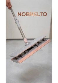 Resim Nobrelto Click Mop 32 Cm Büyük Boy - Kendinden Sıkıştırmalı Pratik Yer Silme Mopu 