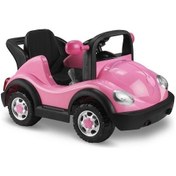 Resim Babyhope W431R Hub Akülü Araba 12V Uzaktan Kumandalı Pembe 