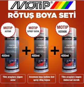 Resim Aracınızın Boya Koduna Özel Motip Sprey Rötuş Full Boya Seti 