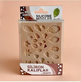 Resim Smarta Silikon Kalıp Mini Leaves 13 x 10 x 1.5 CM 