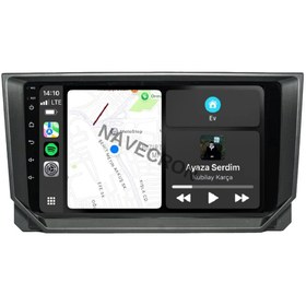 Resim NAVECRON SEAT IBIZA 2017-21 UYUMLU ANDROID MULTİMEDYA GERÇEK 4/64 KABLOSUZ CARPLAY GERİ GÖRÜŞ KAMERALI 
