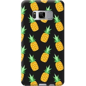 Resim Marselit Samsung Galaxy S8 Uyumlu Ananas Tasarımlı Telefon Kılıfı -ANANAS06 