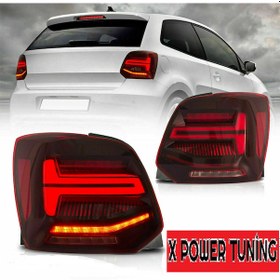 Resim Vw Polo 6C 2015-2017 Kırmızı Q7 Dizayn Ledli Arka Stop 