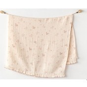 Resim Andy Wawa Battaniye Müslin Pretty Flowers 95x85cm Baskılı-10936 Çok Renkli 