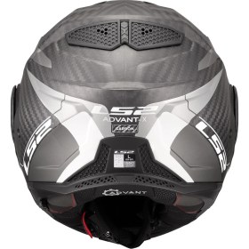 Resim Ls2 Advant x Karbon Horızon Mat Gümüş-Gri Kask 