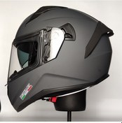 Resim Mts-801 Snake Kapalı Kask Mat Titanyum 