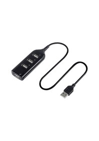 Resim 4 Port USB Hub USB 2.0 Çoklayıcı Siyah 