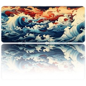 Resim Mouse Pad Büyük Boy Gaming Oyuncu Xl 70x30 Cm Kanagawawes 
