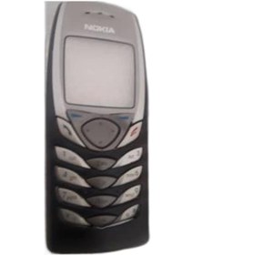 Resim Nokia 6100 Aaa Kalite Kapak+Tuş Siyah Renk 