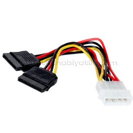 Resim Dark Molex to 2 x Sata Çevirici Çoklayıcı Kablo (DK-CB-P102) 