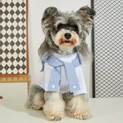 Resim Küçük ve orta boy köpekler için uygun yazlık evcil hayvan kıyafetleri, rahat çok yönlü köpek tişörtü 